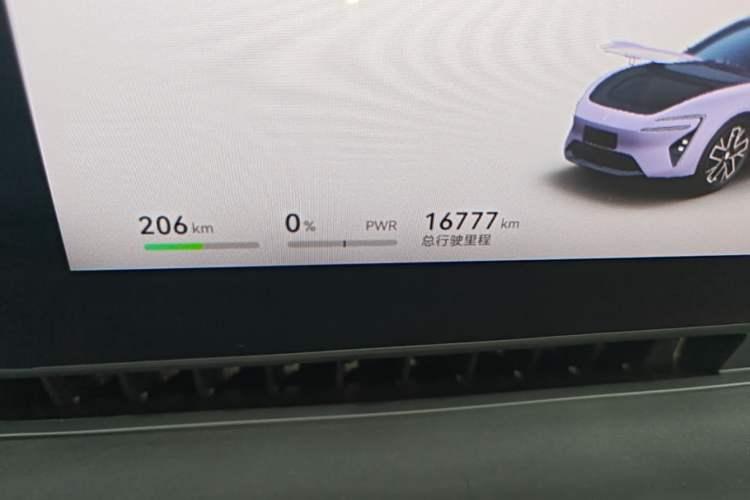 Used Avatr 06 2025 Ultra Pure Electric Edition Odometer Close Up