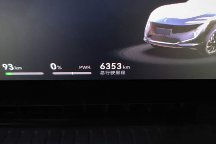 Used Avatr 07 2024 Pro+ All-Electric Version Odometer Close Up