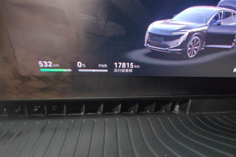 Used Avatr 07 2024 Pro+ All-Electric Version Odometer Close Up