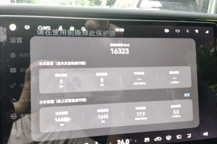 Used Avatr 07 2024 Pro Extended-Range Edition Odometer Close Up