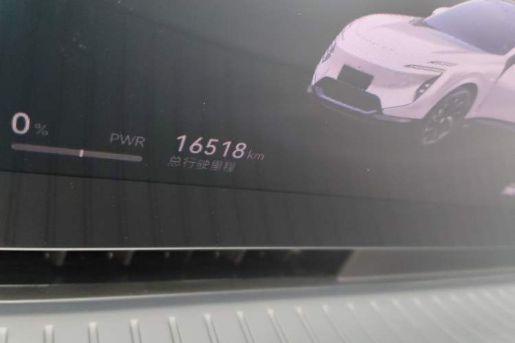 Used Avatr 07 2024 Pro+ All-Electric Version Odometer Close Up