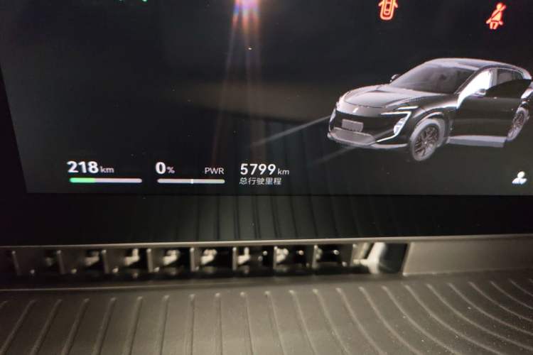 Used Avatr 07 2026 Max+ Pure-Electric Version Odometer Close Up