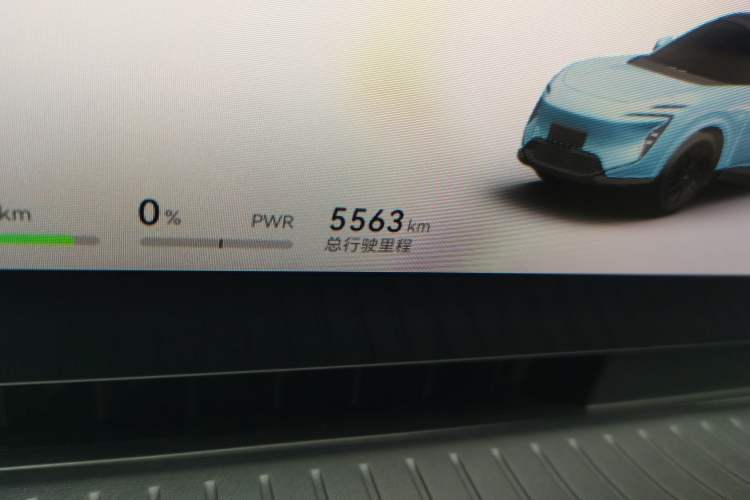 Used Avatr 07 2026 Ultra Pure-Electric All-Wheel-Drive Version Odometer Close Up