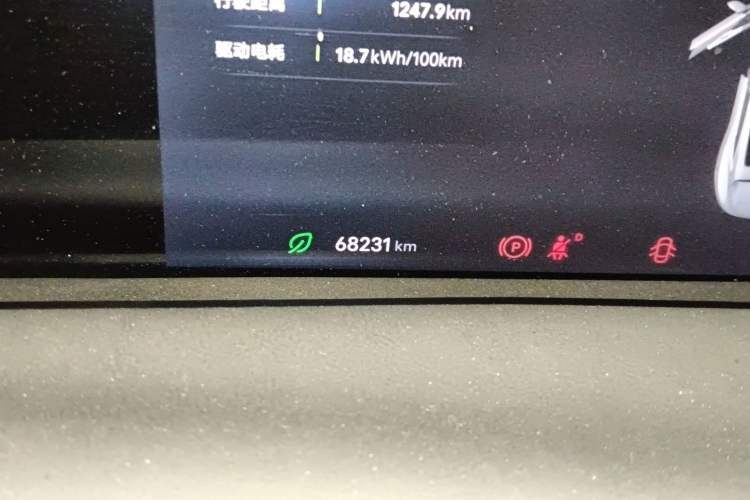 Used Avatr 11 2023 Harmony 116° Rear-Wheel Drive Version Odometer Close Up