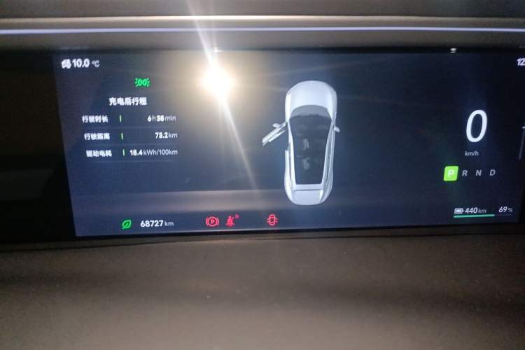 Used Avatr 11 2023 Harmony 90-degree Rear-wheel Drive Business Edition Instrument Cluster