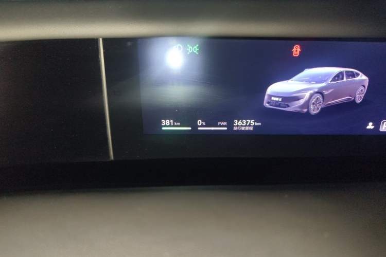Used Avatr 12 2023 650 Three-Laser Four-Wheel Drive GT Version Odometer Close Up