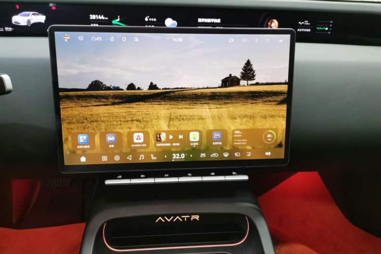 Used Avatr 12 2023 650 Three-Laser Four-Wheel Drive Performance Edition Audio And AC Panel