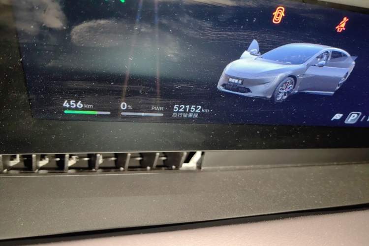 Used Avatr 12 2023 650 Three-Laser Four-Wheel Drive Performance Edition Odometer Close Up