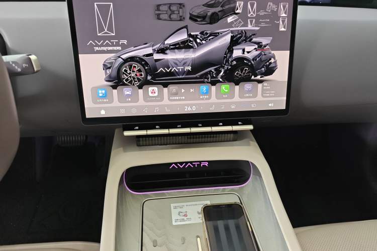 Used Avatr 12 2023 700 Three-Laser Rear-Wheel Drive Luxury Edition Audio And AC Panel
