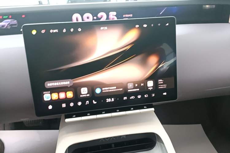 Used Avatr 12 2023 650 Three-Laser Four-Wheel Drive GT Version Audio And AC Panel