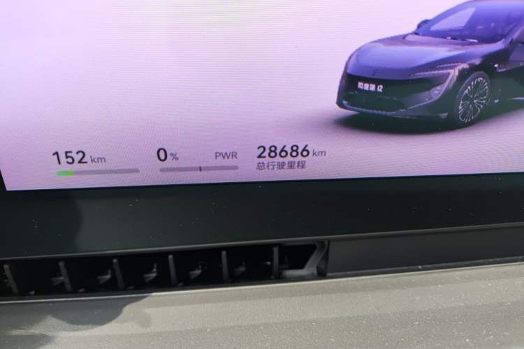 Used Avatr 12 2024 700 Three-Laser Rear-Wheel Drive Luxury Edition Odometer Close Up