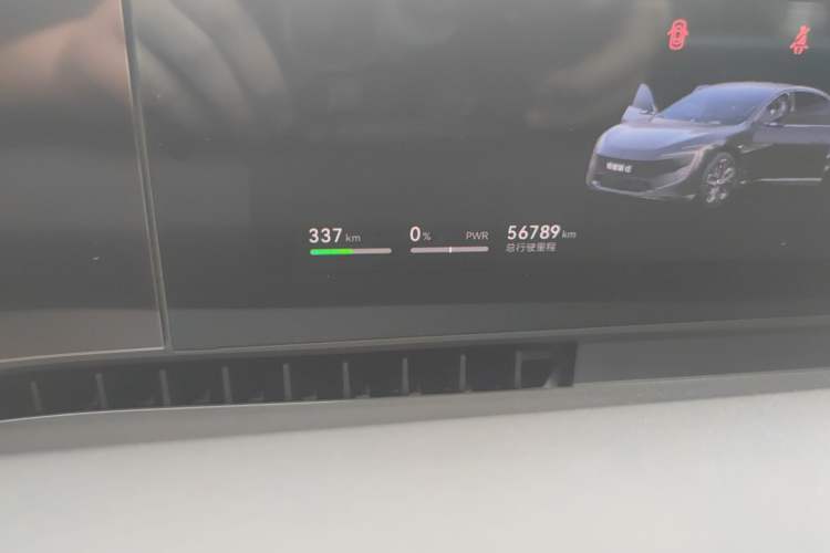 Used Avatr 12 2024 650 Three-Laser Four-Wheel Drive Performance Edition Odometer Close Up