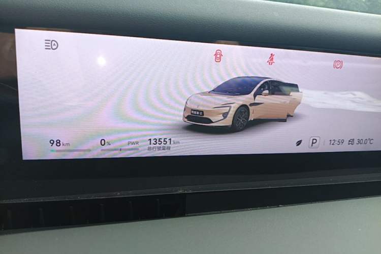 Used Avatr 12 2024 700 Three-Laser Rear-Wheel Drive Smart Enjoyment Version Instrument Cluster