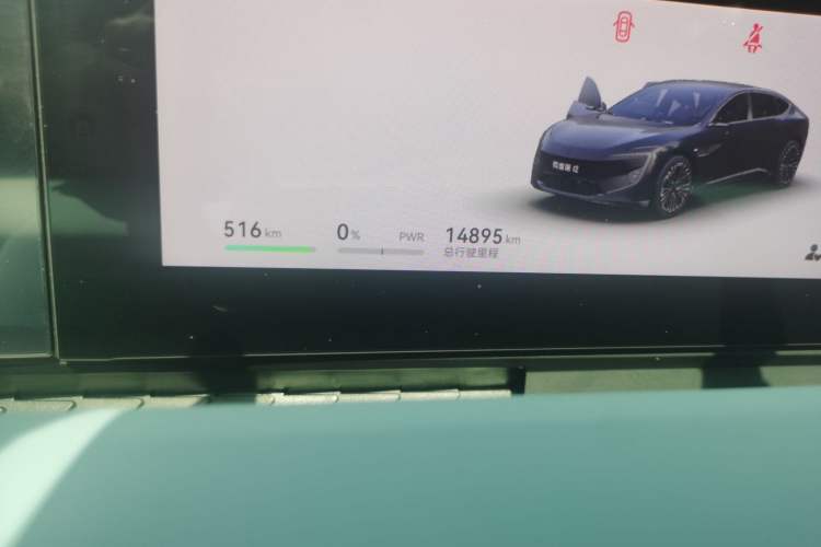 Used Avatr 12 2025 Refresh Master All-Electric Four-Wheel Drive Odometer Close Up