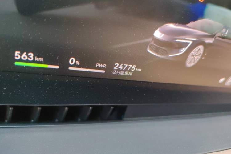 Used Avatr 12 2026 Max Pure-Electric Version Odometer Close Up