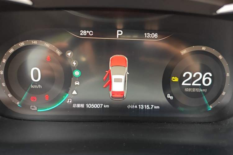 Used BAIC Beijing EU5 2018 R500 Smart Wind Edition Instrument Cluster