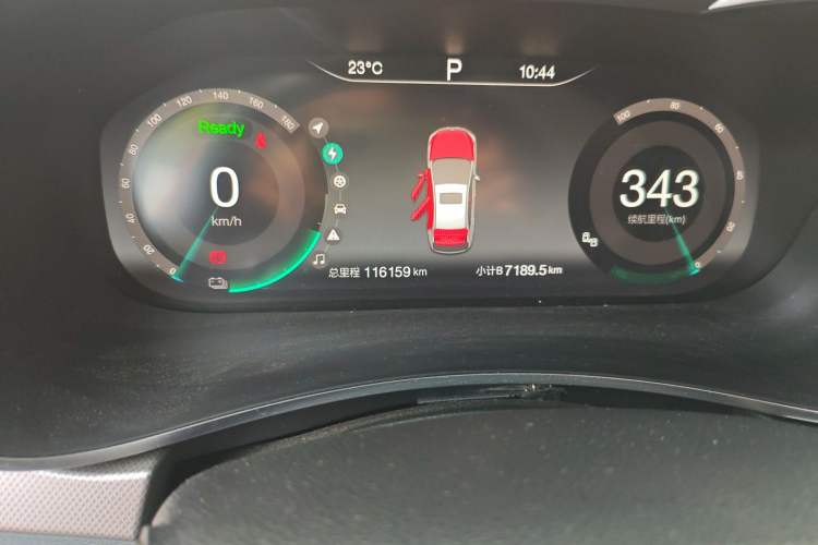 Used BAIC Beijing EU5 2018 R550 Smart Trend Edition Odometer Close Up