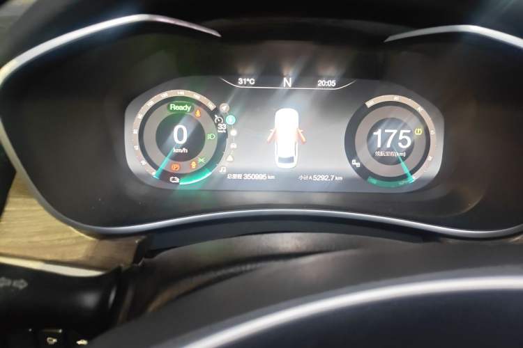 Used BAIC Beijing EU5 2018 R500 Smart Wind Edition Instrument Cluster