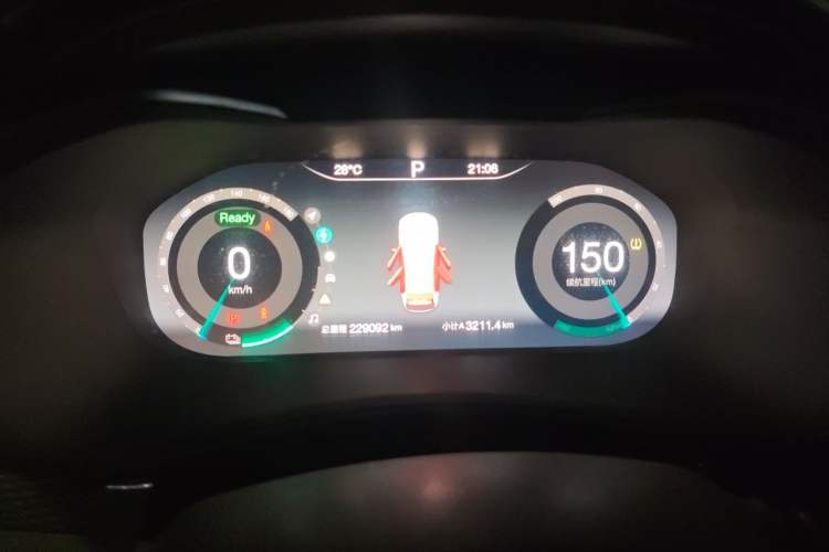 Used BAIC Beijing EU5 2018 R500 Smart Wind Edition Instrument Cluster