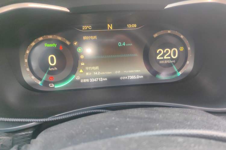 Used BAIC Beijing EU5 2018 R500 Smart Wind Edition Instrument Cluster