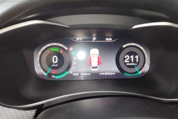 Used BAIC Beijing EU5 2018 R500 Smart Wind Edition Instrument Cluster