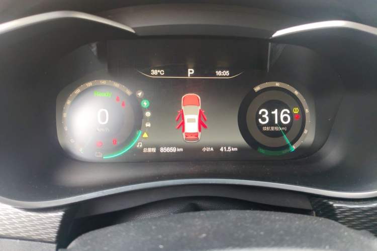 Used BAIC Beijing EU5 2018 R500 Smart Wind Edition Instrument Cluster