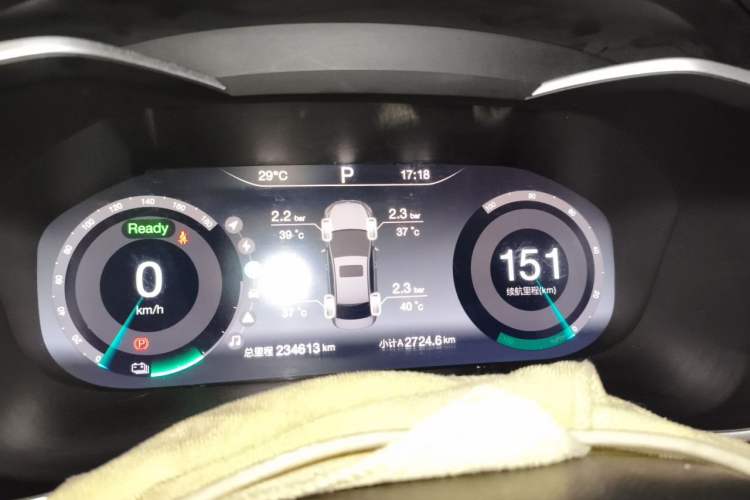 Used BAIC Beijing EU5 2018 R500 Smart Wind Edition Instrument Cluster