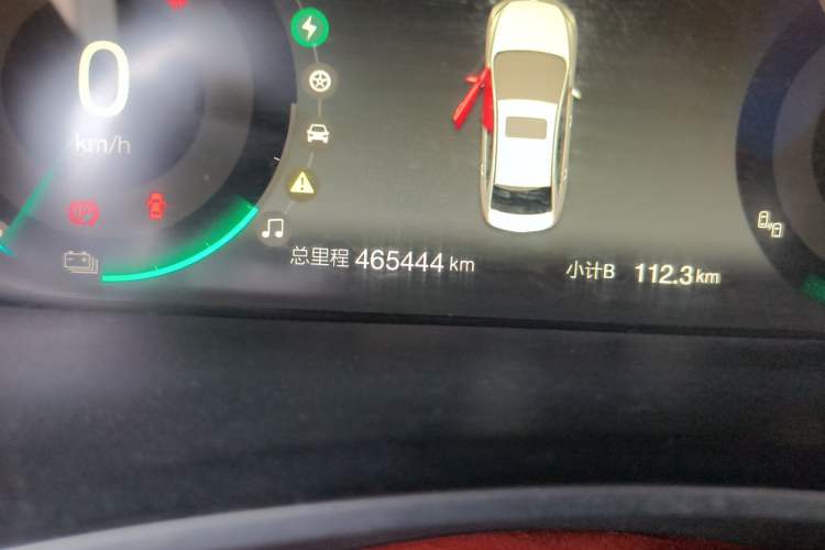 Used BAIC Beijing EU5 2018 R500 Smart Wind Edition Odometer Close Up