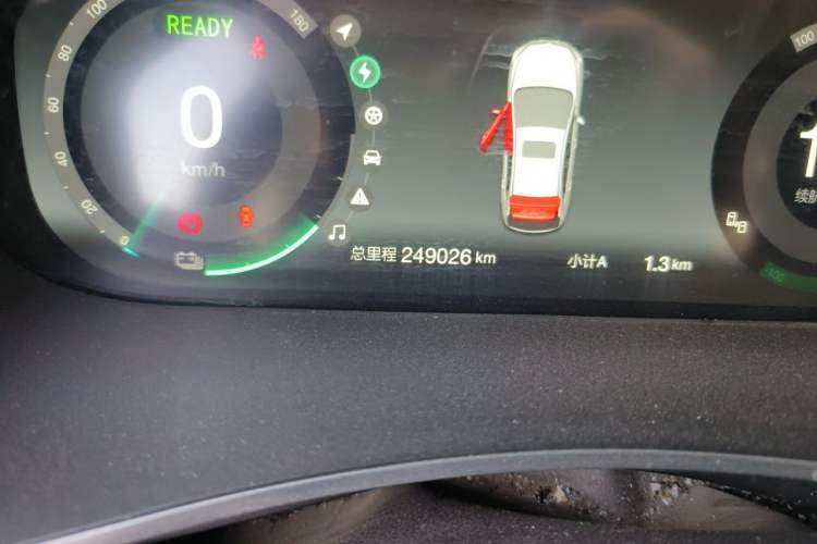 Used BAIC Beijing EU5 2019 R500 Smart Wind Edition Odometer Close Up