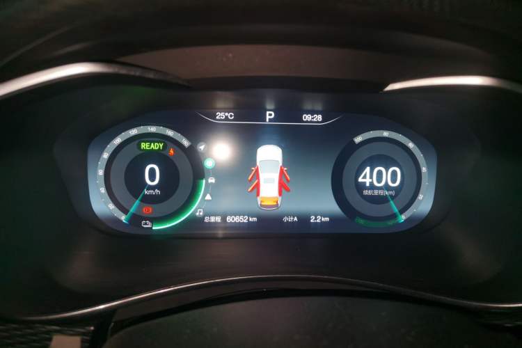 Used BAIC Beijing EU5 2022 Ride-Hailing High-Power Luxury Edition Instrument Cluster