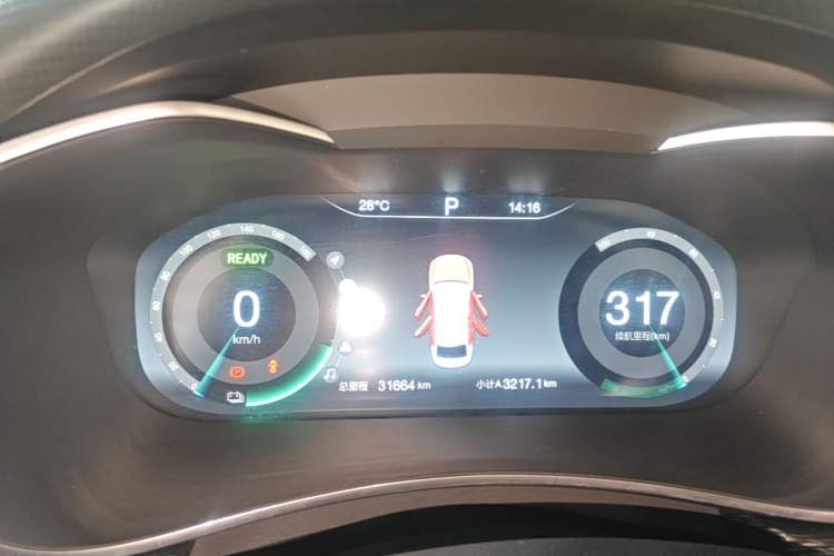 Used BAIC Beijing EU5 2022 Ride-Hailing High-Power Luxury Edition Instrument Cluster