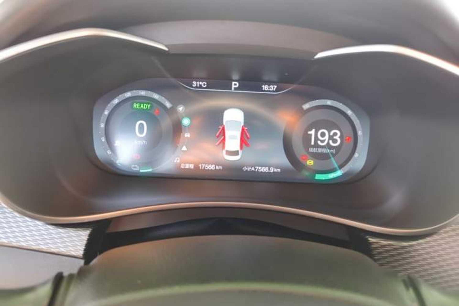 Used BAIC Beijing EU5 2022 Ride-Hailing High-Power Luxury Edition Instrument Cluster