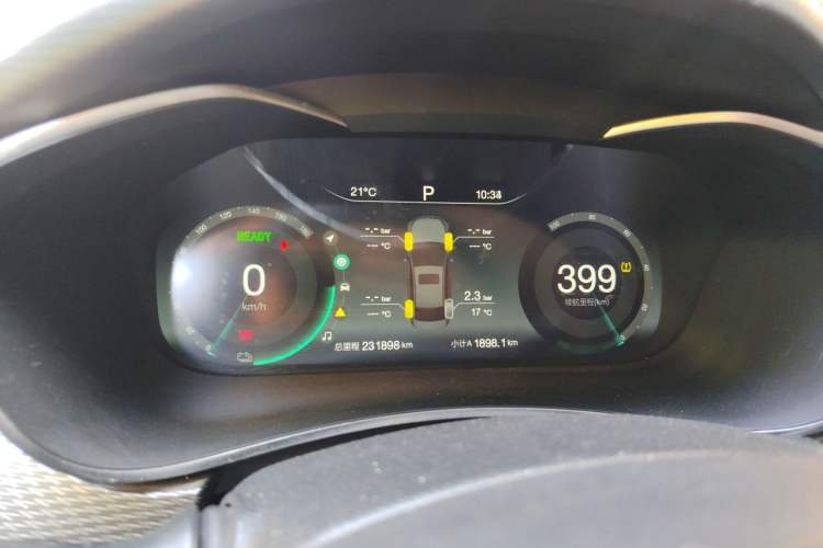 Used BAIC Beijing EU5 2022 Ride-Hailing Luxury Edition Instrument Cluster