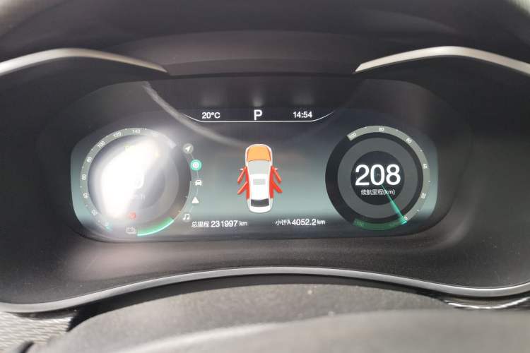 Used BAIC Beijing EU5 2022 Ride-Hailing High-Power Luxury Edition Instrument Cluster