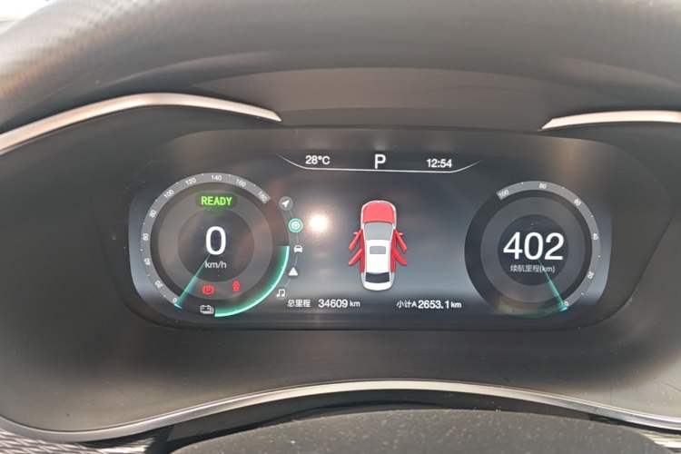 Used BAIC Beijing EU5 2022 Ride-Hailing High-Power Luxury Edition Instrument Cluster
