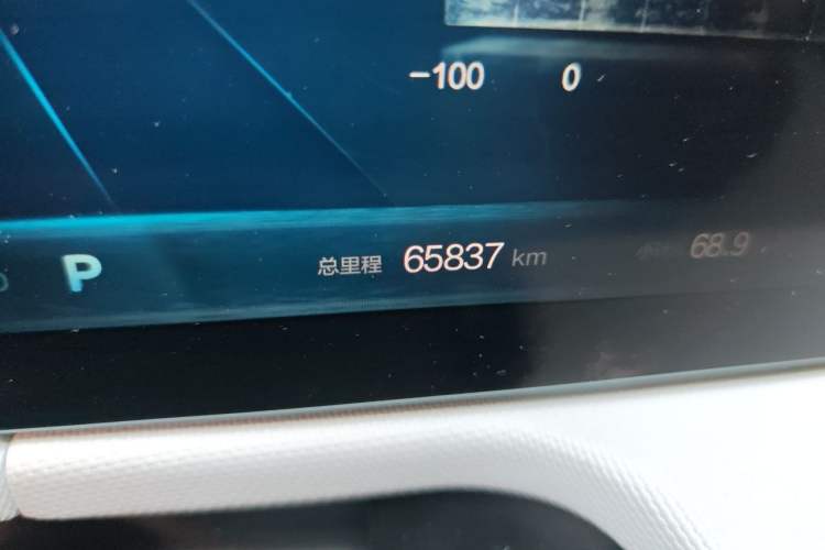 Used BAIC Beijing EU5 PLUS 2021 R500 Premium Edition Odometer Close Up