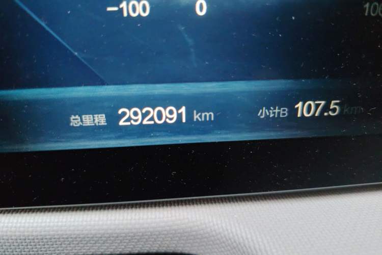 Used BAIC Beijing EU5 PLUS 2021 R500 Premium Edition Odometer Close Up