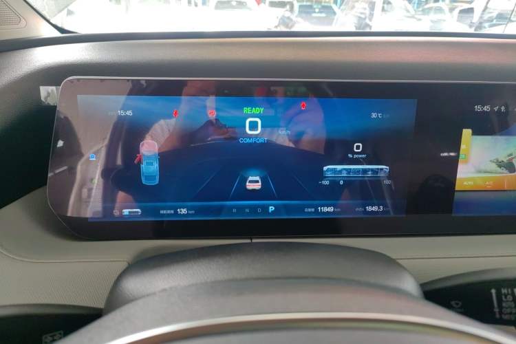 Used BAIC Beijing EU5 PLUS 2022 Enjoy Travel Edition Instrument Cluster