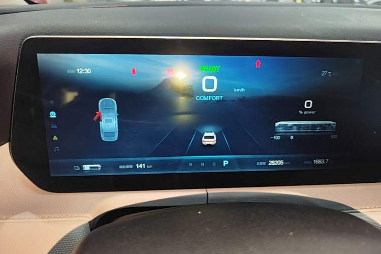 Used BAIC Beijing EU5 PLUS 2023 R500 Premium Edition Instrument Cluster