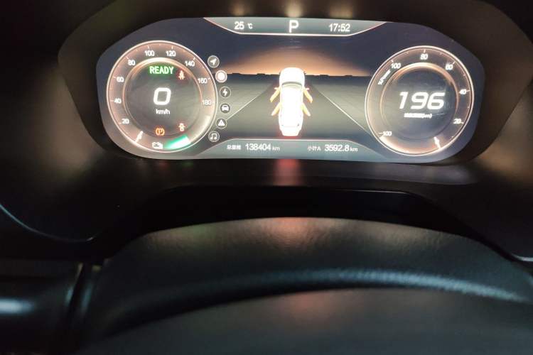 Used BAIC Beijing EU7 2019 Yifeng Edition Odometer Close Up