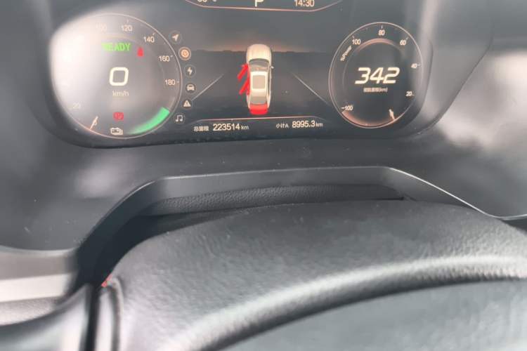 Used BAIC Beijing EU7 2019 Yishang Edition Odometer Close Up