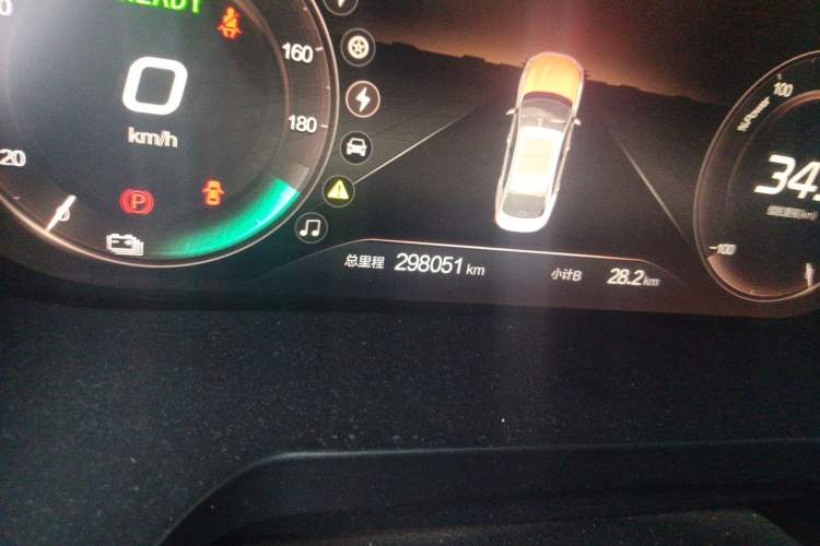 Used BAIC Beijing EU7 2019 Yifeng Edition Odometer Close Up