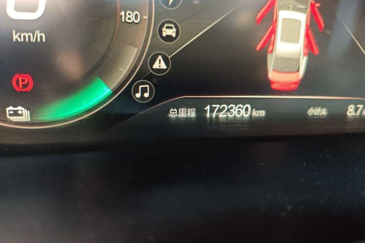 Used BAIC Beijing EU7 2019 Yifeng Edition Odometer Close Up