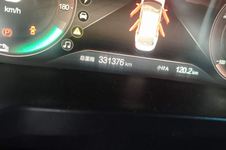 Used BAIC Beijing EU7 2019 Yifeng Edition Odometer Close Up
