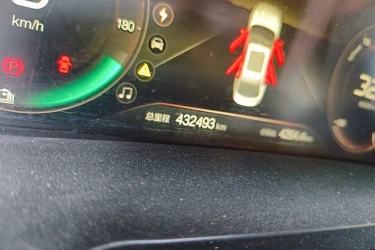 Used BAIC Beijing EU7 2019 Yifeng Edition Odometer Close Up