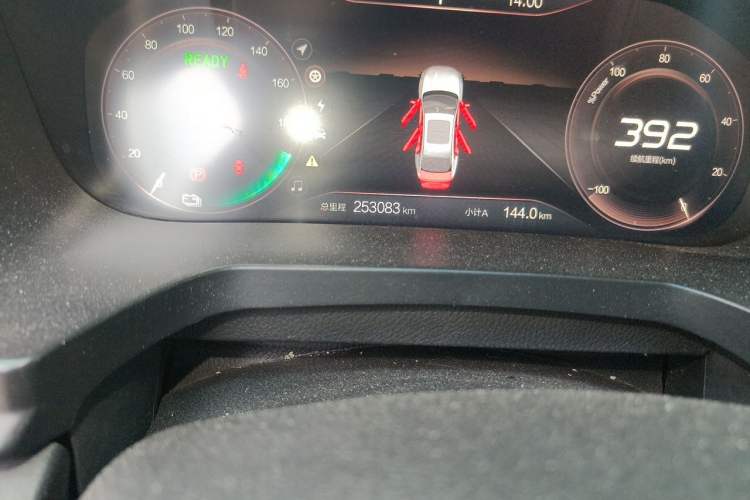 Used BAIC Beijing EU7 2019 Yifeng Edition Odometer Close Up