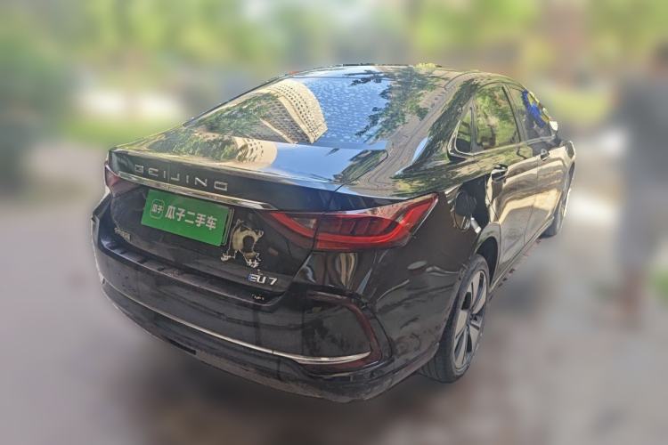 Used BAIC Beijing EU7 2019 Yifeng Edition Rear Right 45 Deg