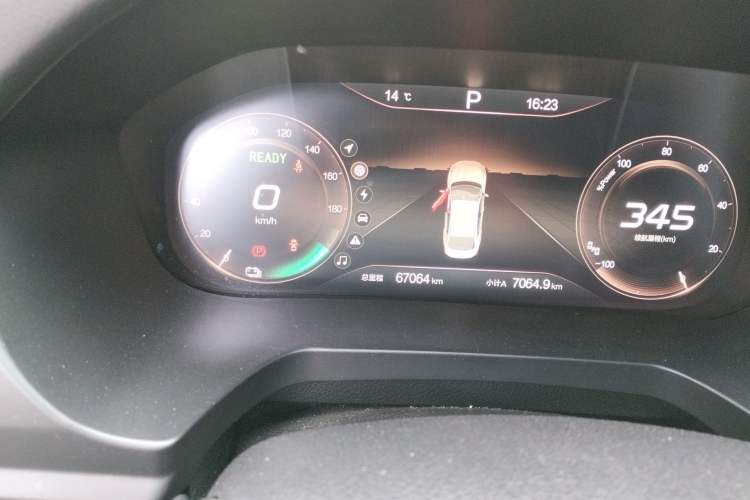Used BAIC Beijing EU7 2019 Trendy Edition Odometer Close Up