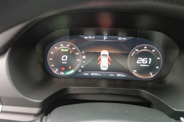 Used BAIC Beijing EU7 2022 Eolus Edition Odometer Close Up