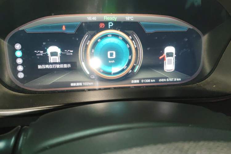 Used BAIC Beijing EX3 2019 Xianshang Limited Edition Odometer Close Up